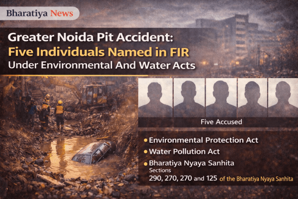 Greater Noida Pit Accident: FIR Filed Against Five Under Environmental and Water Laws