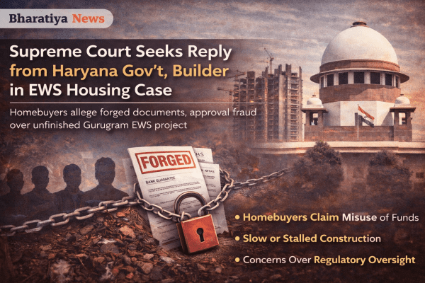 Supreme Court Seeks Reply from Haryana Government and Mahira Buildwell in EWS Housing Case
