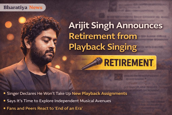 Arijit Singh Announces Retirement from Playback Singing, Fans and Industry React