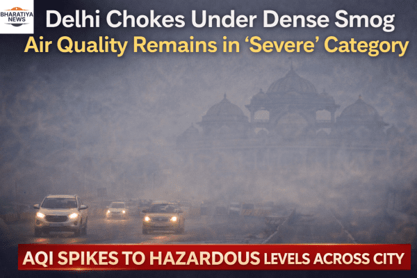 Delhi Chokes Under Dense Smog as Air Quality Remains in ‘Severe’ Category