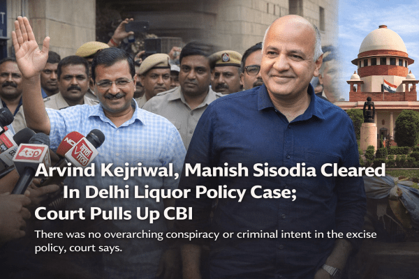 Arvind Kejriwal Manish Sisodia Cleared In Delhi Liquor Policy Case; Court Pulls Up CBI