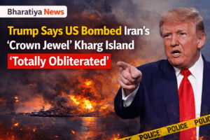 Trump Says US Bombed Iran’s “Crown Jewel” Kharg Island, Military Targets ‘Totally Obliterated’